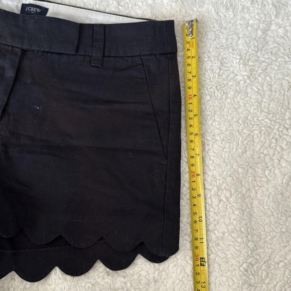 J.Crew Black Scalloped Women's Shorts - Picture 13 of 15